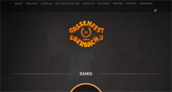 Desktop Screenshot of gassenfest.de